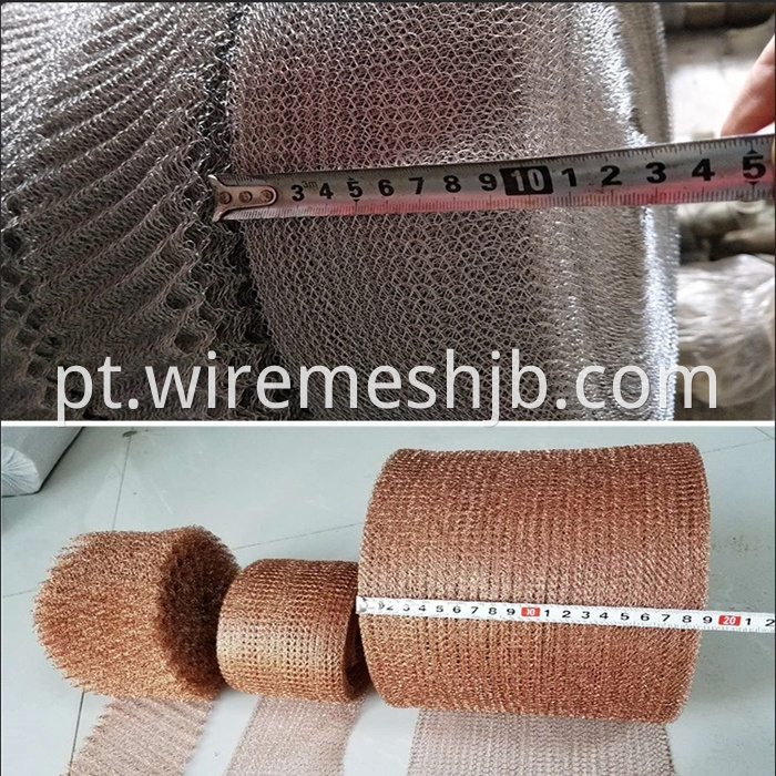 Gas Liquid Filter mesh Knitted Wire Mesh